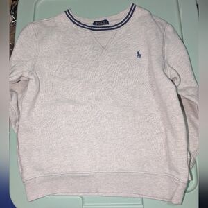Polo by Ralph Lauren Light Gray Crewneck Sweater
